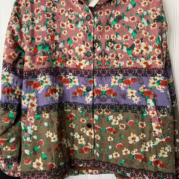 Cellabie floral hooded soft lined jacket size 3xl - Picture 5 of 8